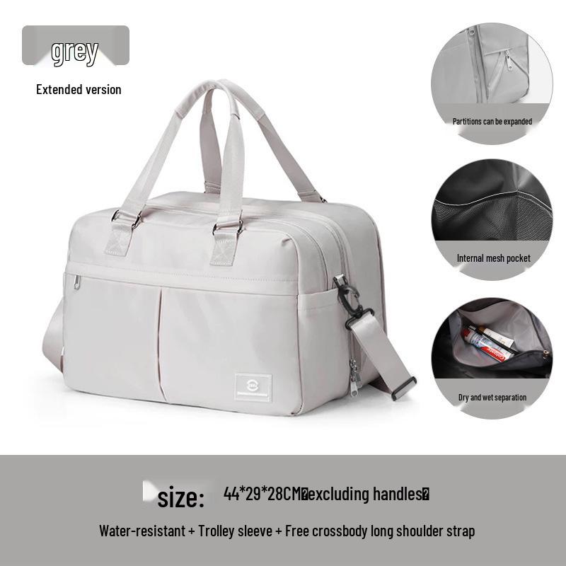 Lightweight Women's Travel Duffle Bag - Large Capacity, Portable, Carry-on for Short Business Trips and Hospital Storage