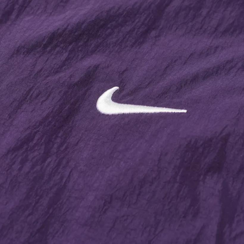 Nike Swoosh Embroidery Vintage Nylon Joggers Men Bottoms Purple CD6544-525