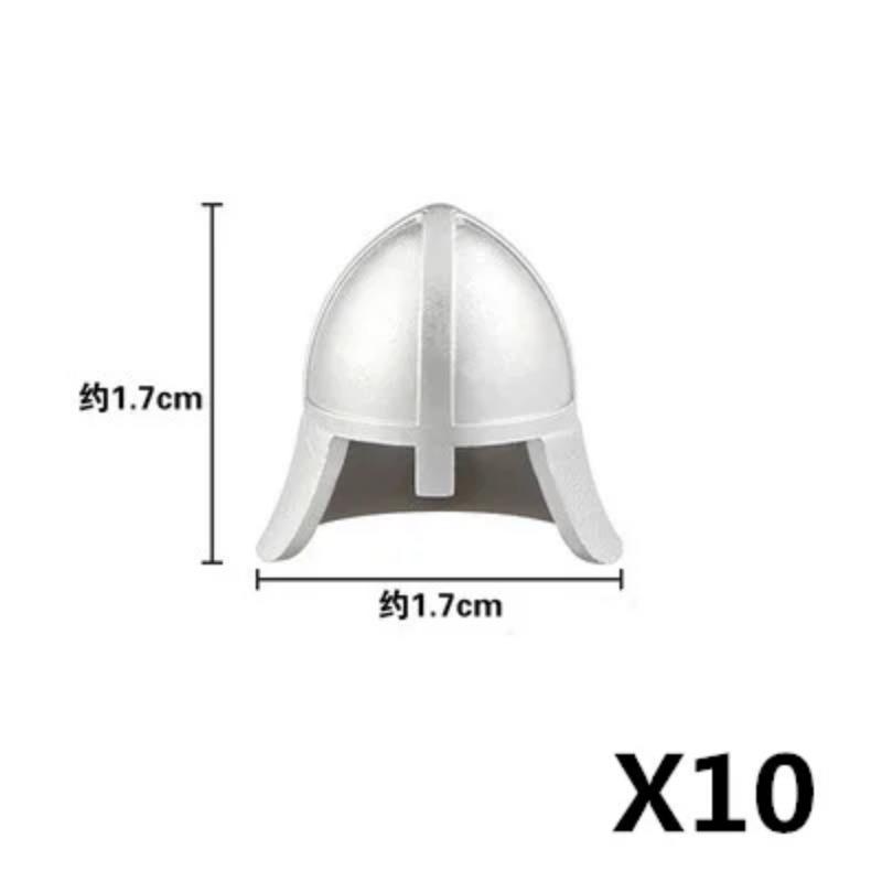 MOC Three Kingdoms Building Blocks Accessories Soldier Weapons Military Shield Sword Helmet Shoulder Armor Wings Mini Brick Toy