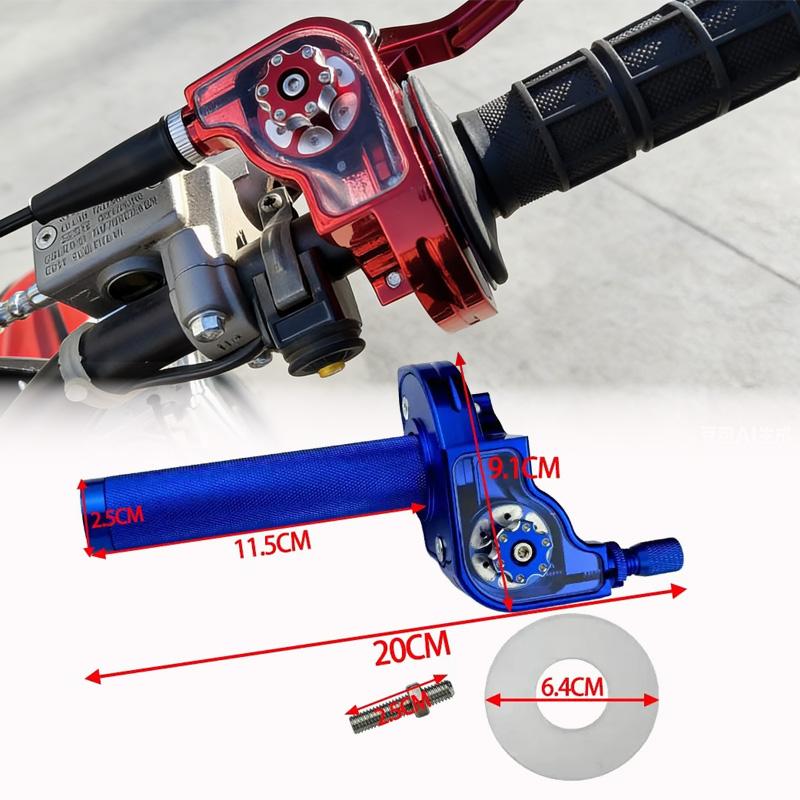 22mm CNC Aluminum Motorcycle Accelerator Handlebar Throttle Twist Grip Twister For Motorcycle Moped Scooter Bike ATV CRF XR KLX