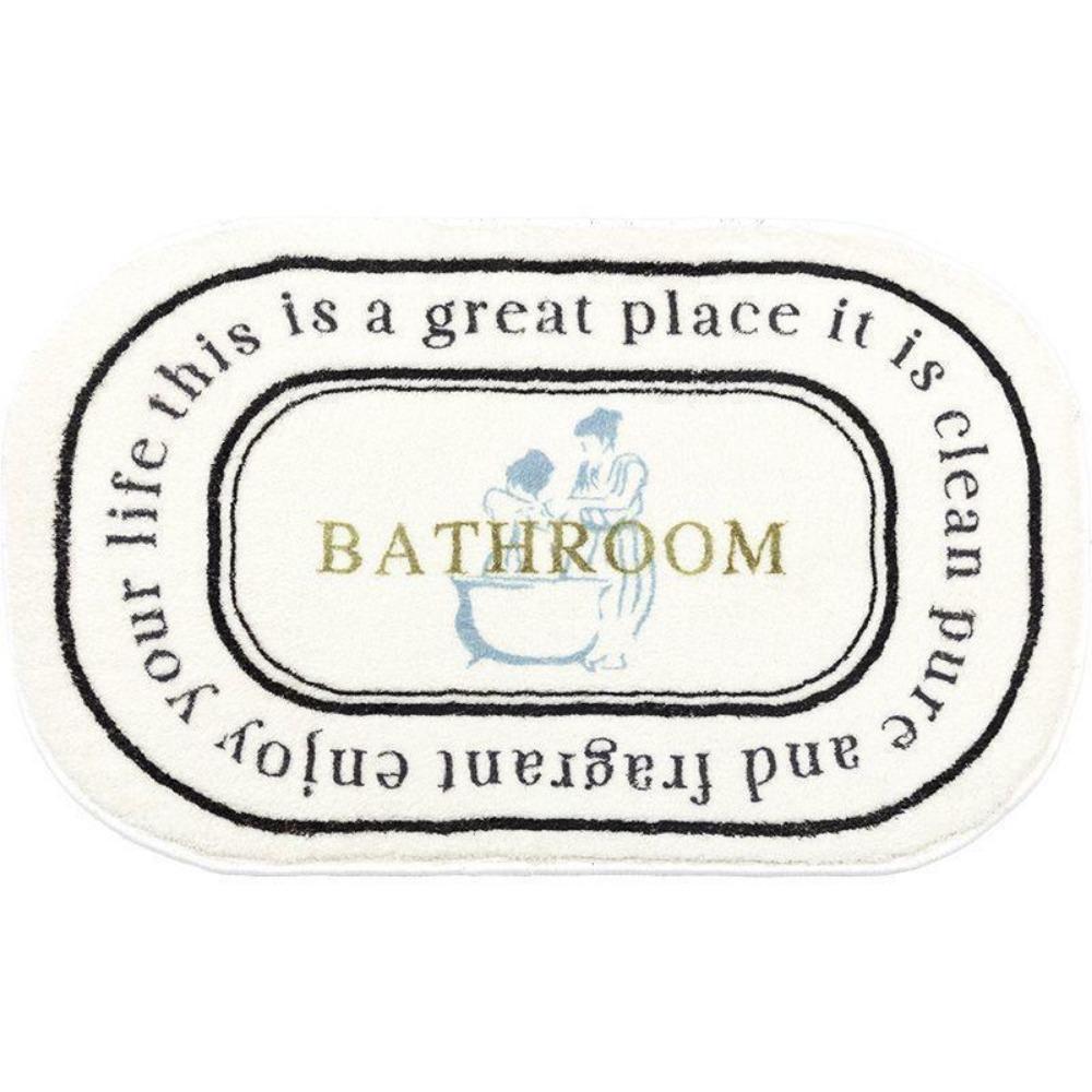Bathroom Slip-resistant Mat Floor Mat Entry Bathroom Door Moisture-wicking Mat Home Bedroom Carpet Bathroom Slip-resistant Mat