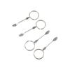 Silver Color Metal Spoon Keychain Vintage Metal Fork Keyring Metal Fork Keychain  Jewelry Gift