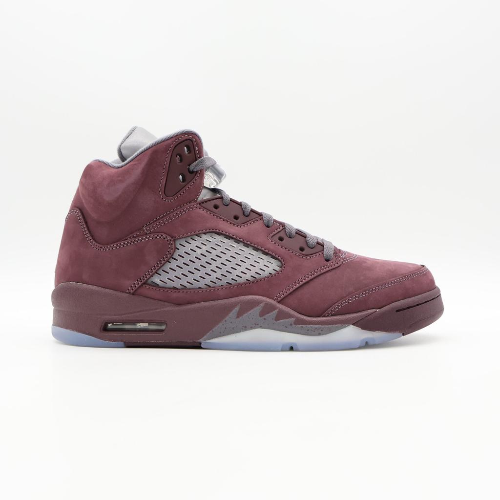 DZ4131-600 Nike Air Jordan 5 Retro Deep Burgundy Light Graphite Silver (Uomini)