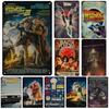 Filmaffisch Tillbaka till framtiden Metallskylt Sci-Fi Komedi Metallskylt Rostig Dekorativ Skylt Hembars Pub Café Industriell Dekor