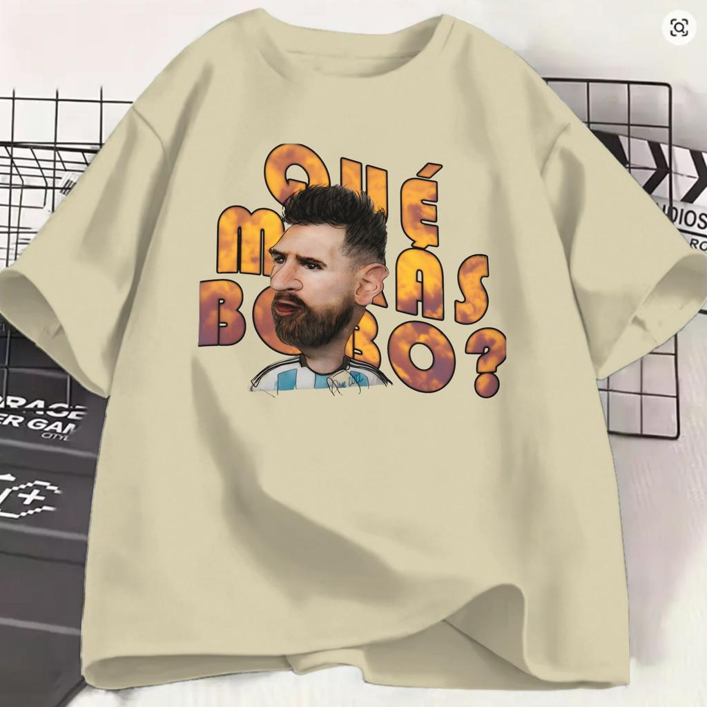 Que Miras Bobo T-shirt Per Unisex Cotone Puro Divertente T-shirt Girocollo Meme Magliette Manica Corta Taglie Forti