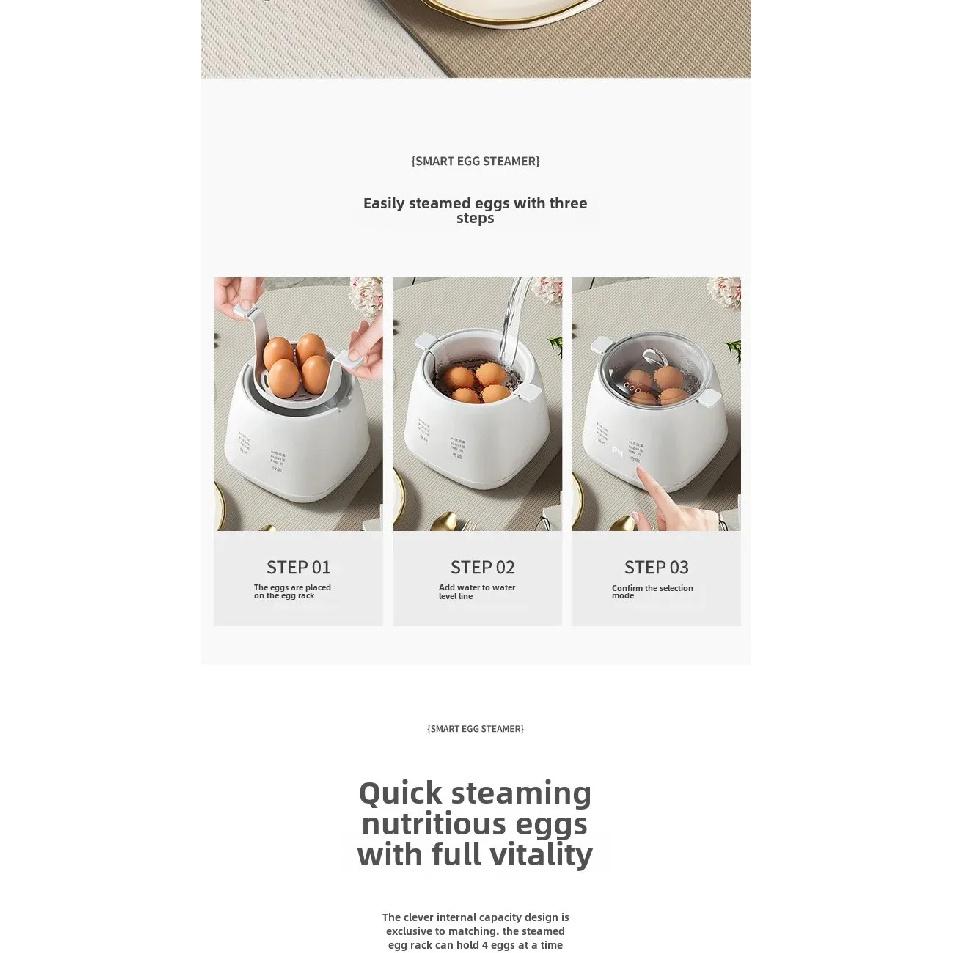 Mini Multifunctional Home Use Automatic Shutdown Egg Boiler 110V Pre-Timed Breakfast Egg Cooker Small Personalized Motorcycle Eq