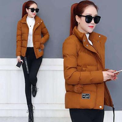 Women's Fashion Short Thicken Cotton Jacket Warm Winter Coat Casual Outwear