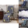 Luxurious Leaves Starry High Back Chair Cushion For Deck Seat Pad And Garden Relaxation