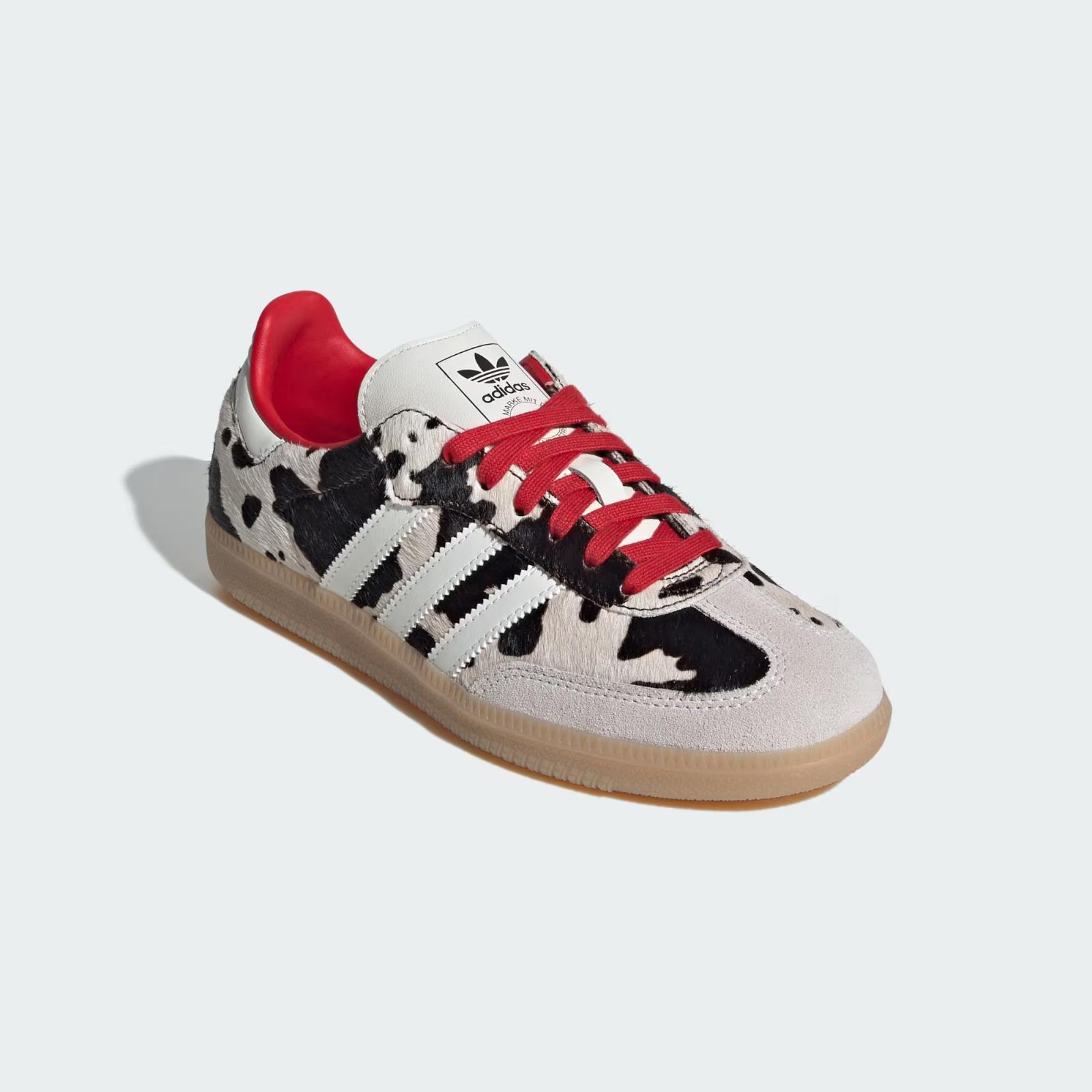 KI6956 adidas Originals Samba OG Cow Print Aurora Coffee (Women s) 10W