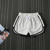 Sportliche Dreipunkt-Damen-Shorts zum Laufen, Freizeit, hoch taillierte Pyjamahose mit Strandhose