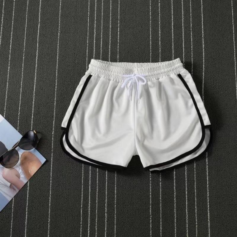 Sportliche Dreipunkt-Damen-Shorts zum Laufen, Freizeit, hoch taillierte Pyjamahose mit Strandhose