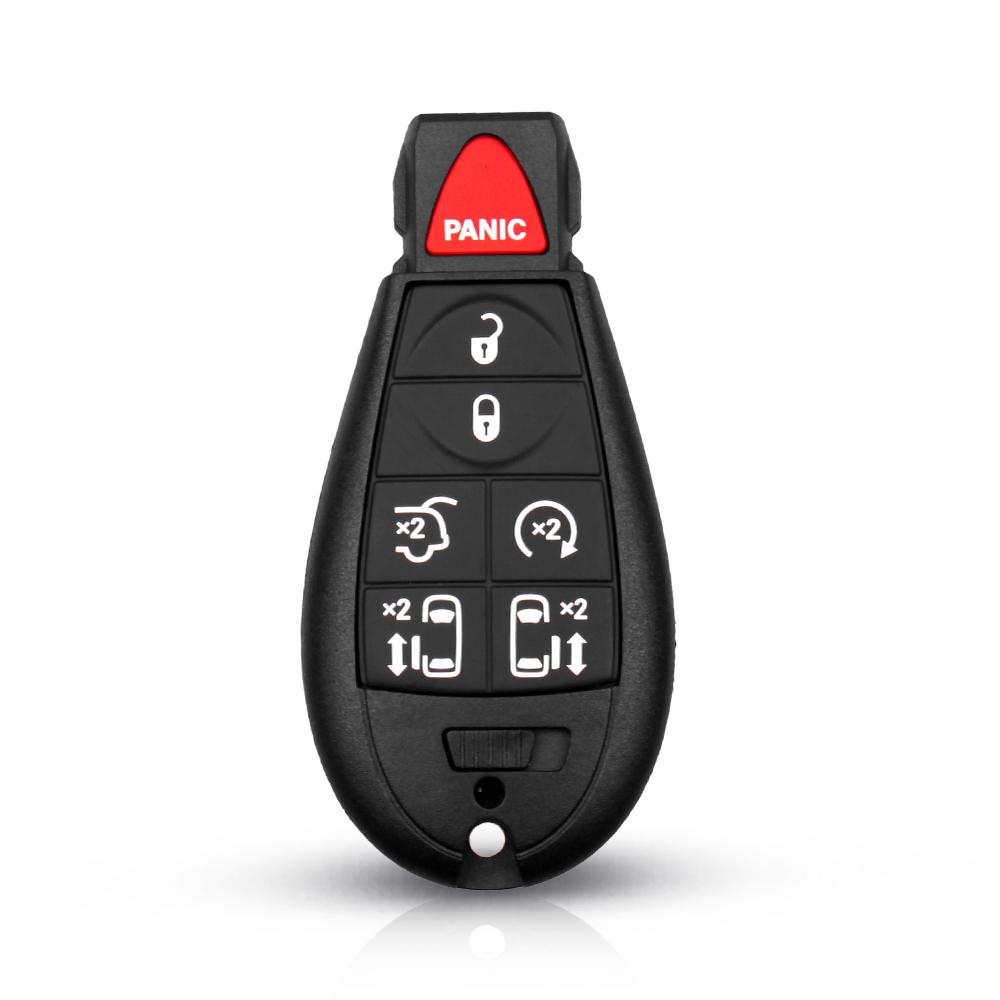 KEYYOU 3/4/5/6/7 Buttons Car Remote Key Shell Fob Case For Jeep Grand Cherokee Chrysler 300 Town & Country Dodge Charger Journey