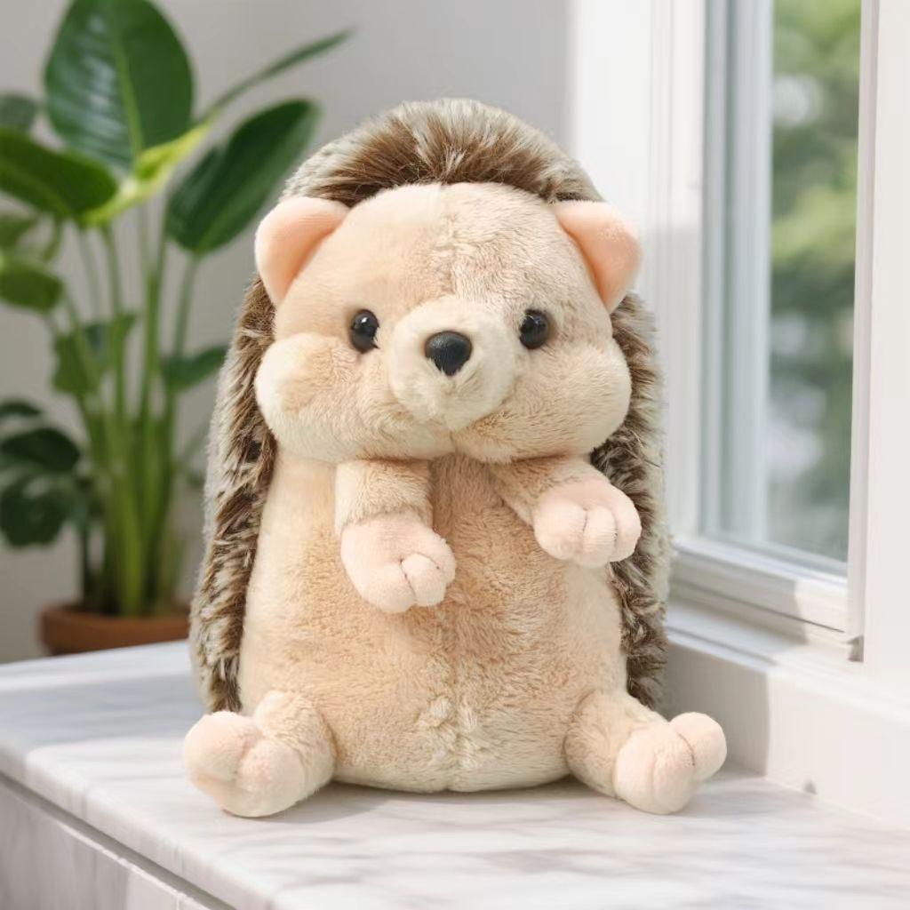 Adorable Hedgehog Plush Keychain, Soft Cuddly Toy, Cozy Sleeping Pillow, Fun Bed Buddy, and Charming Birthday Gift
