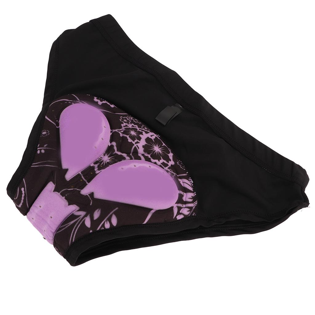 Women Cycling Underwear Breathable Women Bicycle Briefs Shock Absorption 3D Padded Bike Shorts Underwear Quick Dry