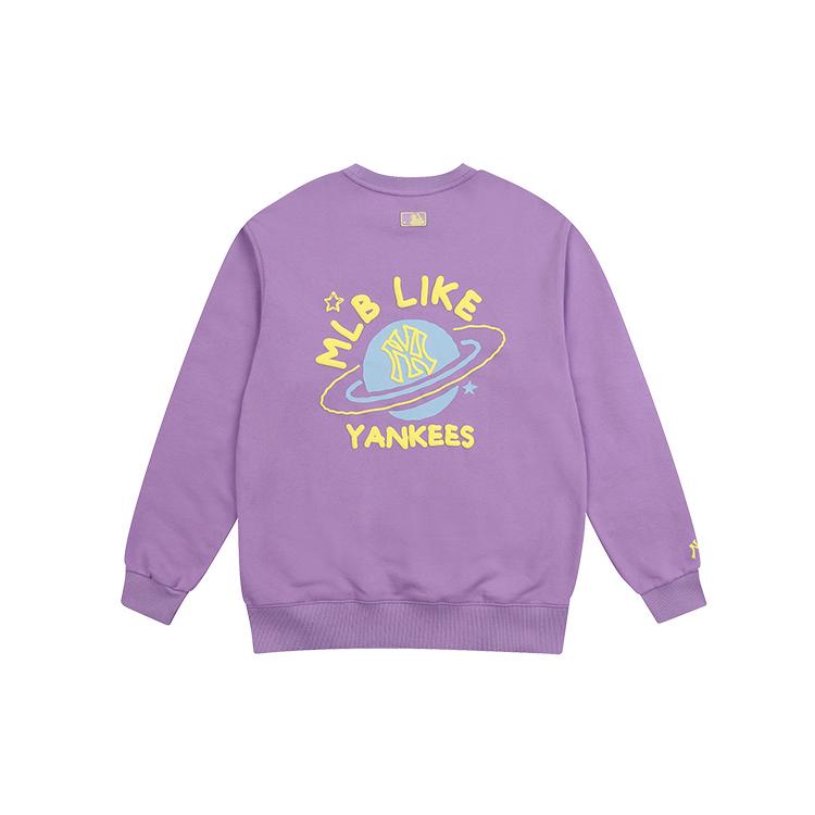 New MLB New York Yankees Sweatshirts Unisex Purple 31MT54061-50V