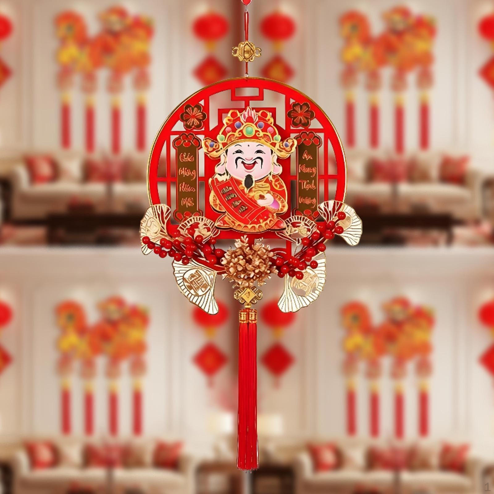 

Chinese Year Hanging Decoration Electronic Shaking God of Wealth Vietnamese Spring Festival Wall