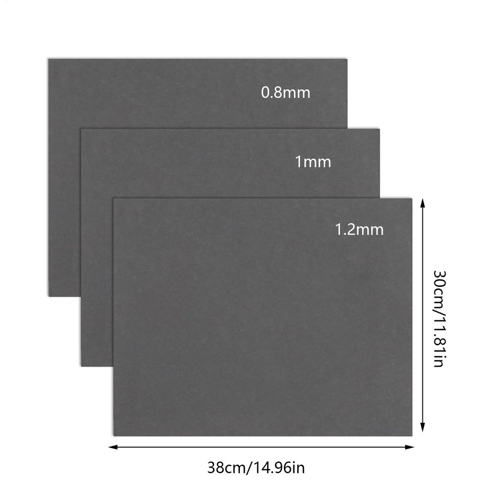 6PCS High Temp Gasket Material Sheet, 15x11.8 Inch Heat-Resistant Oil Gasket for Automotive Motorcycle Lawn Mower Repair