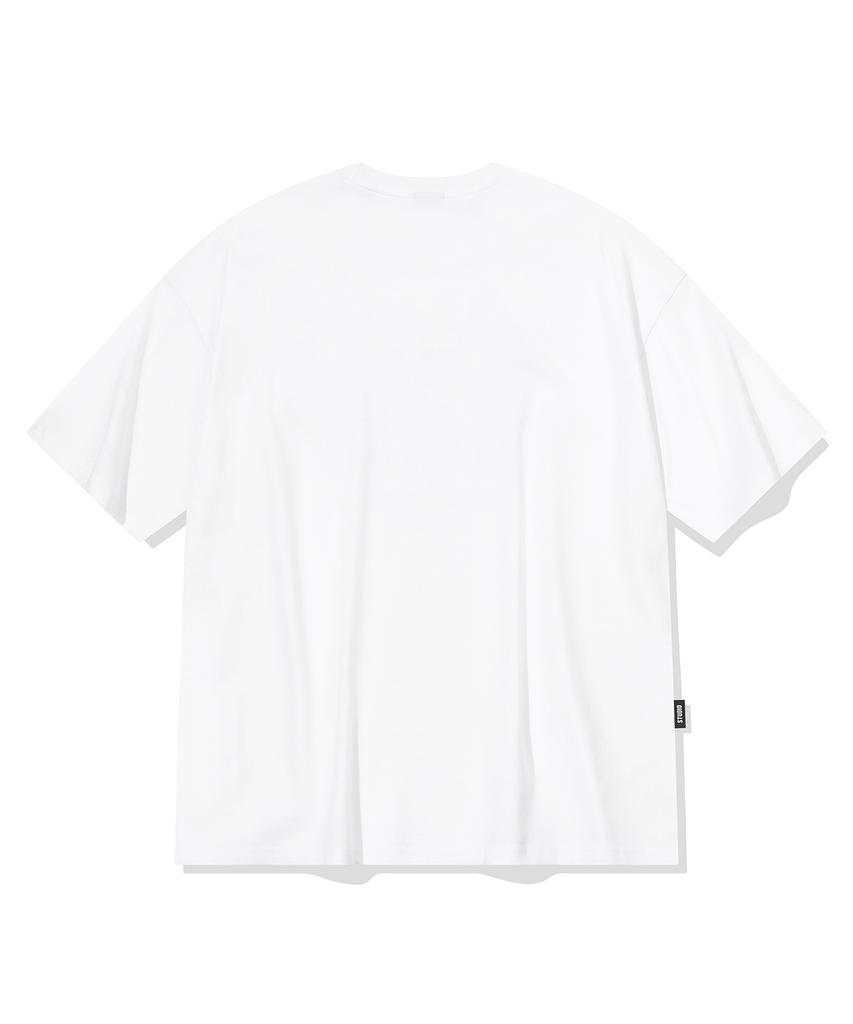 CPGN STUDIO Ghosty Cats White Short Sleeve Tee