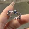 Xiaomi 925 Sterling Silver Rings for Women Couple Minimalist Handmade Simple Sparckling Zircon Ring Fine Jewelry Gift Prevent Allergy