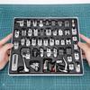 48pc/set Sewing Machine Presser Feet Supplies, Various Sewing Pressure Foot Tool, DIY Sewing Quilting Handicraftwork Accessories