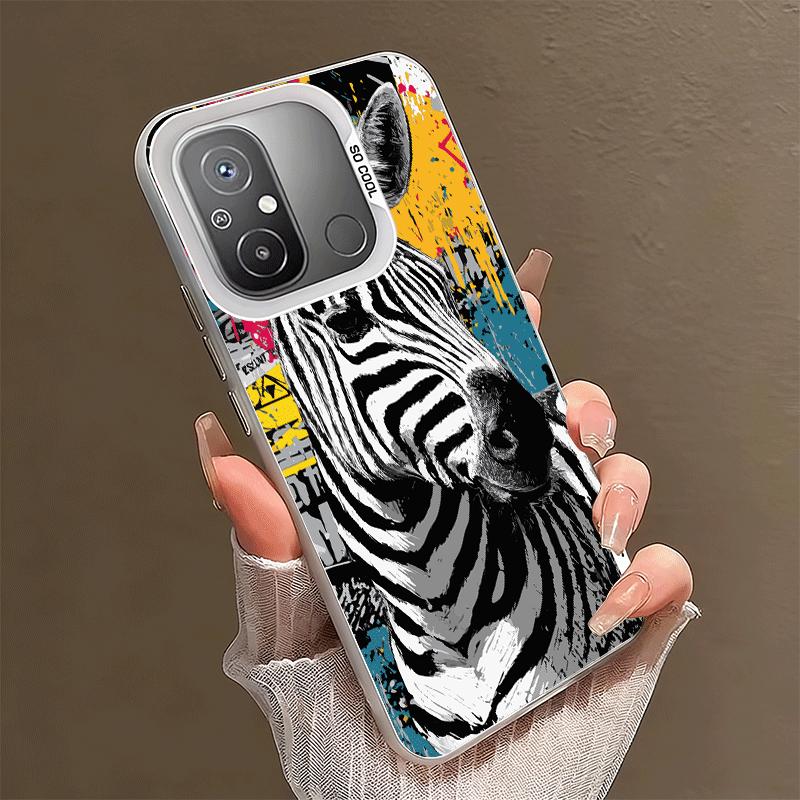

Zebra Stripe Black White Soft Phone Case for Xiaomi Redmi 15C 15 14C 13C 12C Poco X5 X6 X7 Pro X3 F8 F7 Ultra M8 13 12 Cover Bac Xiaomi Poco F7 Pro