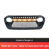 Naštvaná mřížka se světly pro 07-23 Wrangler, Renegade, Gladiator Přední úprava