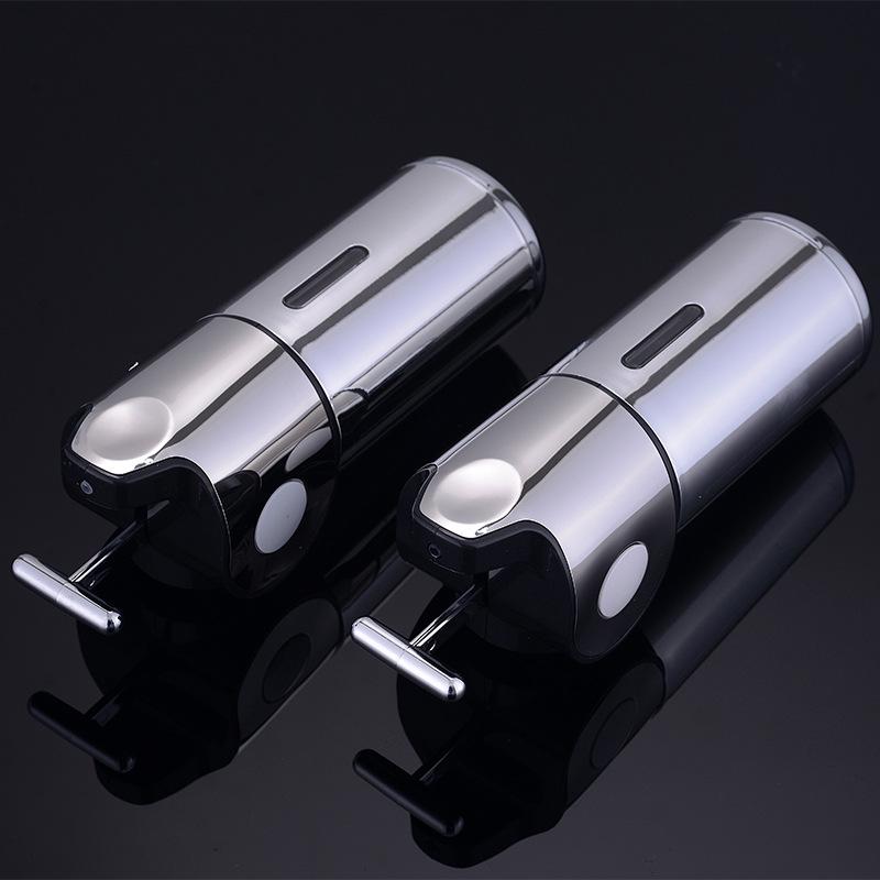 Wall-Mounted Stainless Steel Manual Soap Dispenser for Bathroom