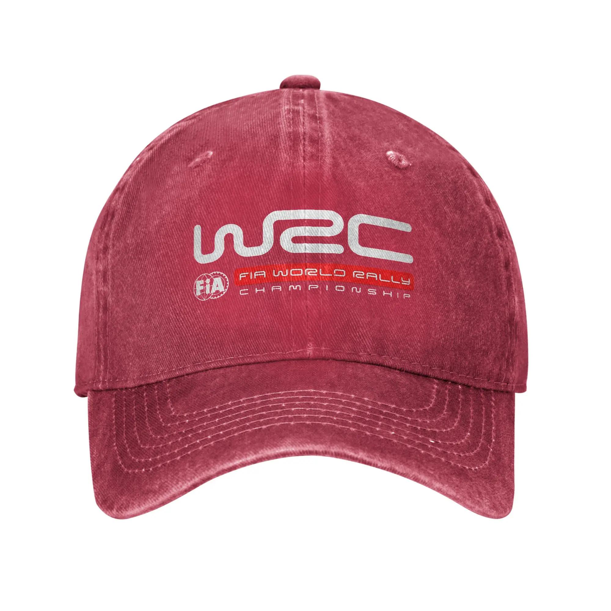 World Rally Championship WRC Denim Cap Casual Baseball Caps Adjustable Hat Summer Unisex Baseball Hats One Size