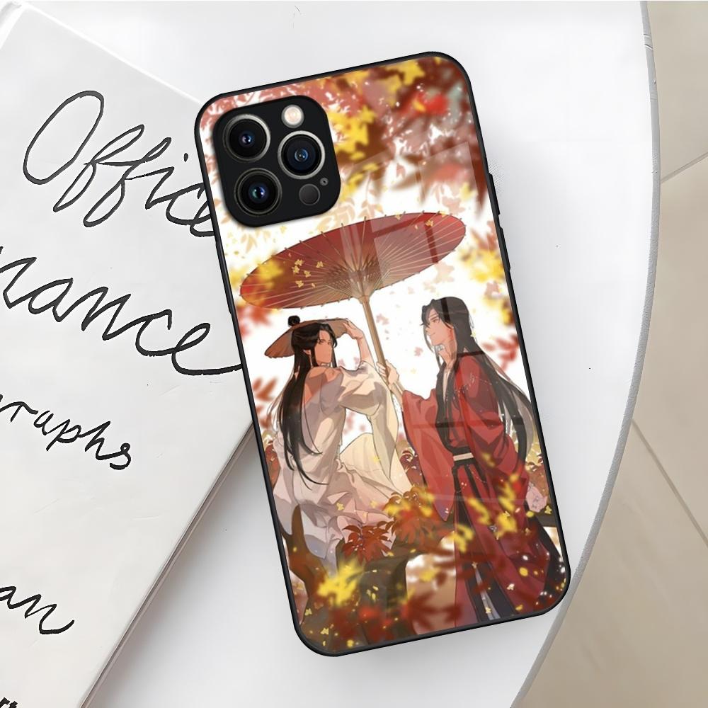 Heaven Official S Blessing Phone Case for Iphone 17 16 Air 15 14 12 11 13 Pro Max Mini X Xr Xs Se Puls Glass Cover