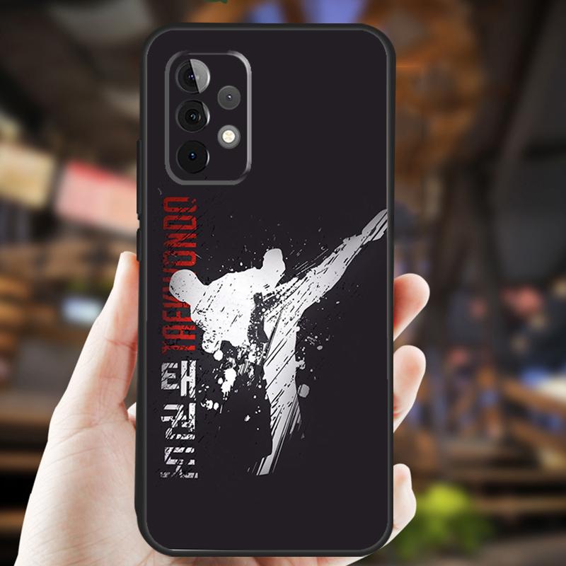 Kung Fu Taekwondo Karate Case For Samsung Galaxy A32 A56 A16 A15 A22 A52 A54 A14 A26 A36 A55 A35 A05 A06 A53 A33 A13