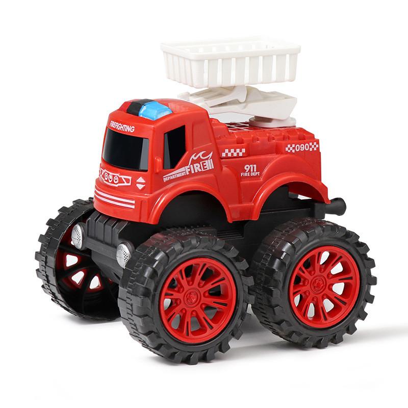 Off Road Vehicle Excavator Crane Dump Truck Fire Truck Children Toys Car For Kids Construction And Rescue Play