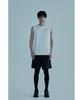 Eolseukamela [2-Pack] 2-In-1 Active 7-Inch Shorts_Half & Long Tights_Black