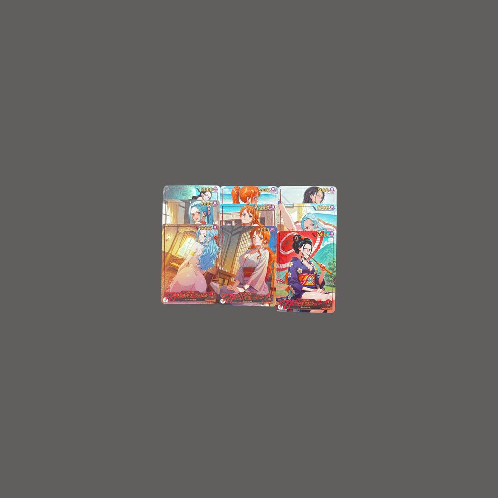 37 Styles ONE PIECE Hancock Nami Robin Collection Flash Cards Uta Reiju Perona Vivi Yamato Table Games Anime Toy Card