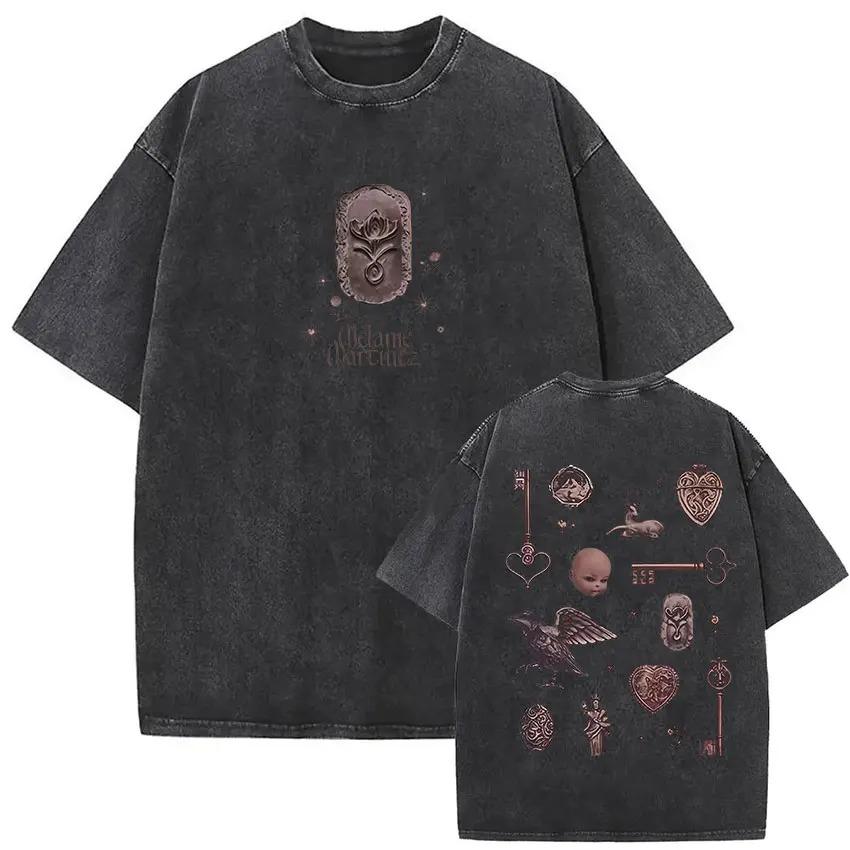Molly Martinez Album Cover Mens Womens Short Sleeve Washed Short Sleeve TShirt Casual Comfortable Streetwear Fan Gift