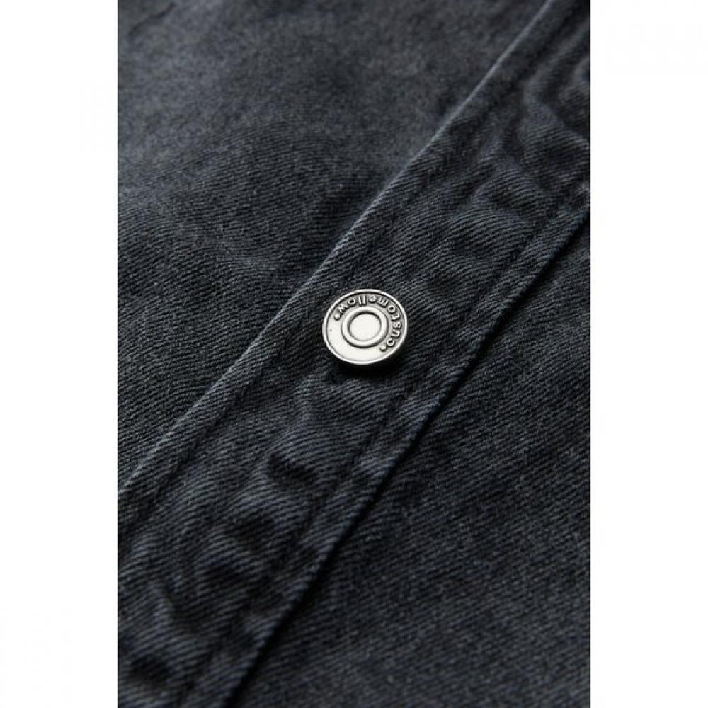 Customellow Oversized Fit Denim Shirt Black C9sam26211bkx