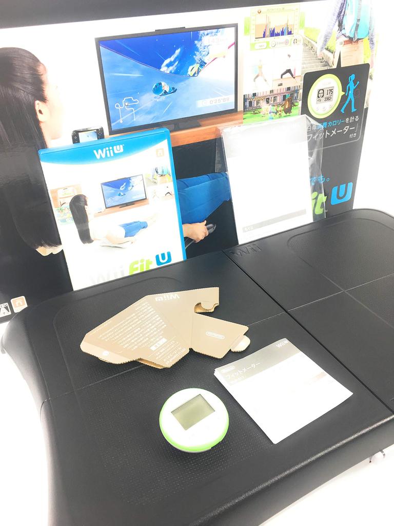 Wii Fit U Balance Board Fit Meter Set (Black) + (Green)