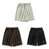 Vintage Style Shorts With Letter Embroidery For Youths
