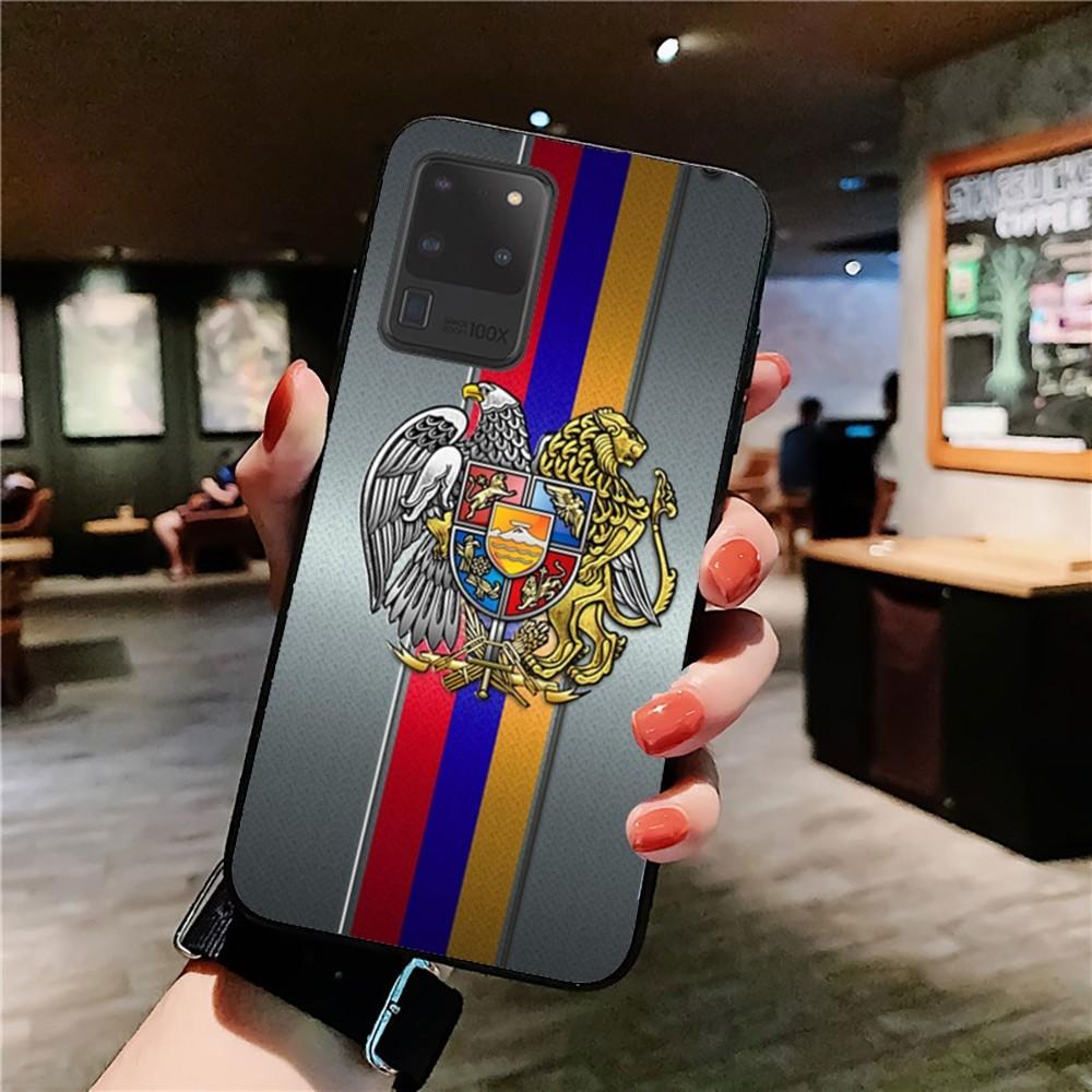 Armenia Armenians Flag Phone Case For Samsung S 9 10 20 21 22 23 30 23plus lite Ultra FE S10lite Fundas