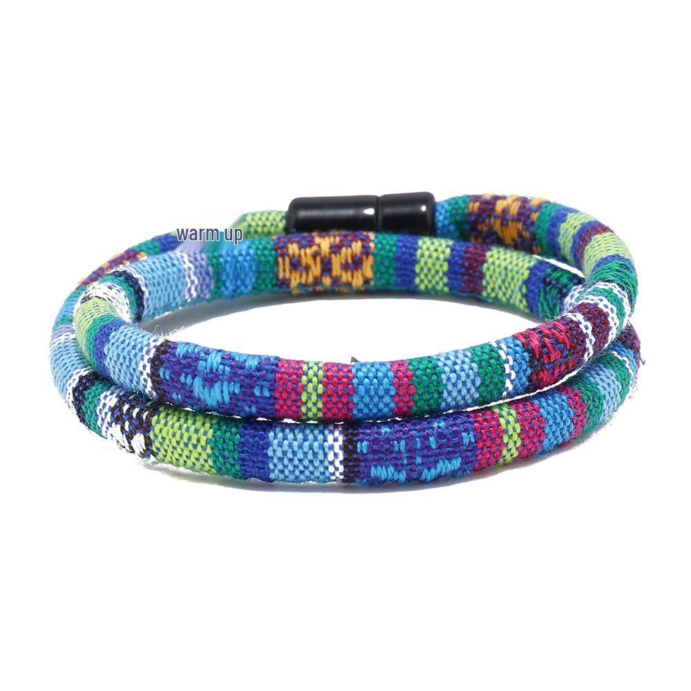 Bohemian Multi-Kleur Unisex Magnetische Wrap Armband