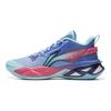 Li Ning Pohodlné Jednoduché Univerzální Dětské Basketbalové Boty Dětské Tenisky Palácově Modrá Nebesky Modrá YKBV006-7