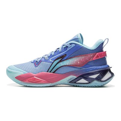 Li Ning Comfortable Simple Versatile Kids Basketball Shoes Kids Sneakers Palace-Blue Sky-Blue YKBV006-7