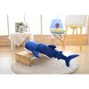 150cm Large Size Soft Shark Plush Toy Big Creative Blue Whale Stuffed Soft Shark Sea Fish Plush Pillow Lovely Doll