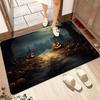 VIKAMA Halloween-themed funny floor mats for the entrance door, carpet water-absorbing foot mats, party decoration for the home.
