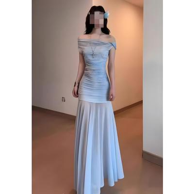 Seaside Vacation Wind Floral Suspender Dress Summer New Temperament Waist Thin Fairy Long Skirt