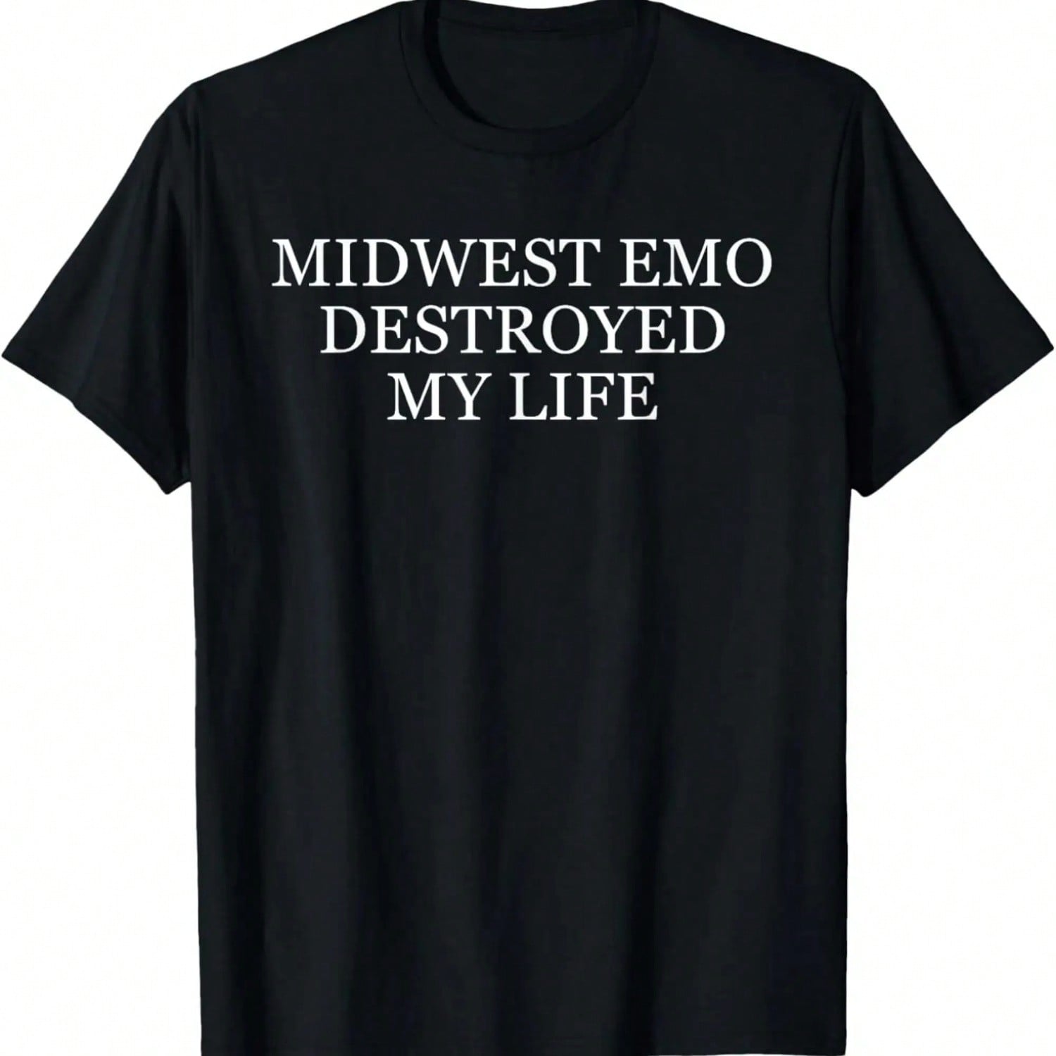 Midwest Emo Destroyed My Life T-Shirt S разноцветный