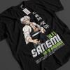 Maglietta Demon Slayer Sanemi Shinazugawa T-shirt Tanjiro KNY Anime Akaza Muzan Maglietta