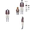 Oompa-loompa Cosplay Costume For 2023 Movie Polyester Fabric In Stock