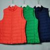 Export German Brand Cut Label Down Cotton Stand Collar Waistcoat Tight Waist Stylish Warm Vest Two Side Pockets Outwear Winter