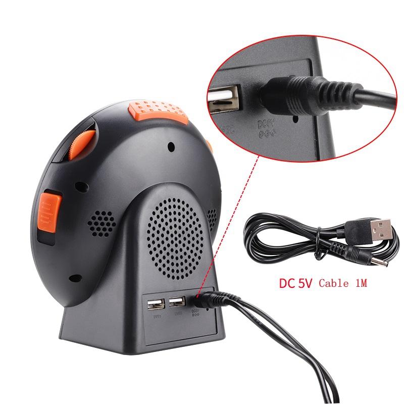 3in1 Titreşimli Alarm Yanıp Sönen Işık LED Çalar Saat Erteleme Yatak Sarsıcı Uyanma Çalması Derin Uyuyanlar İşitme Engelliler Yaşlılar için USB Şarj Cihazı