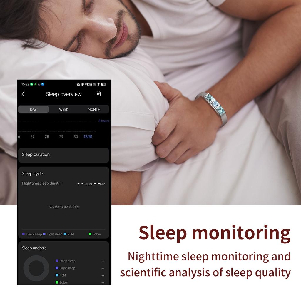 Smart Bracelet for Women Heart Rate Blood Oxygen Monitor Sport Fitness Tracker Step Counting Waterproof Fashion Smart Wristband